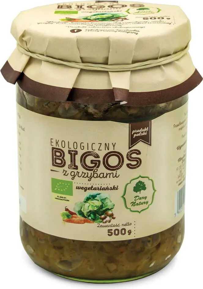 VEGETARISCHES BIGOS MIT BIO-PILZEN 500 g – DARY NATURY MHD: 09-2026