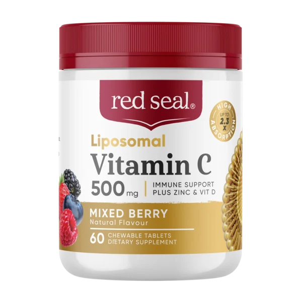 High Absorption Liposomal Vitamin C 500mg Mixed Berry