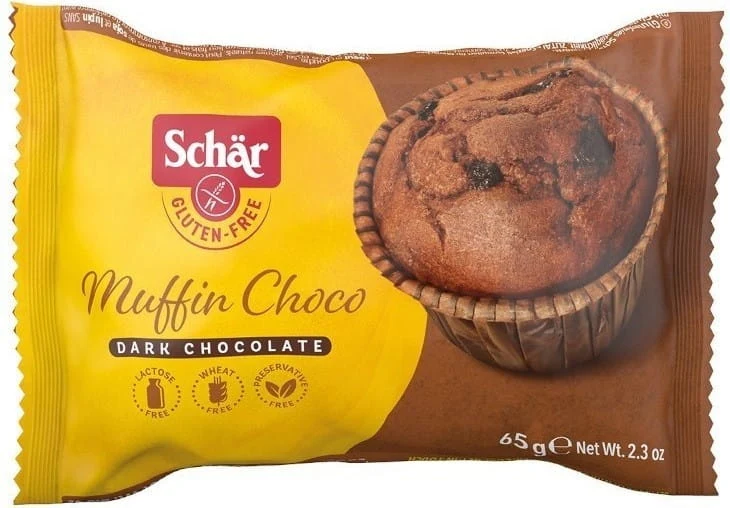 Muffin Schoko-Schokoladen-Cupcake NON-GLU. 65 g DATUM: 02.2026