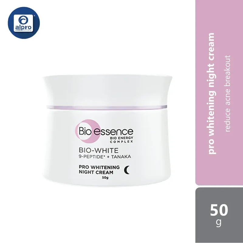 Bio-Essence Bio White Pro Whitening Night Cream 50g | Reduce Acne Breakout