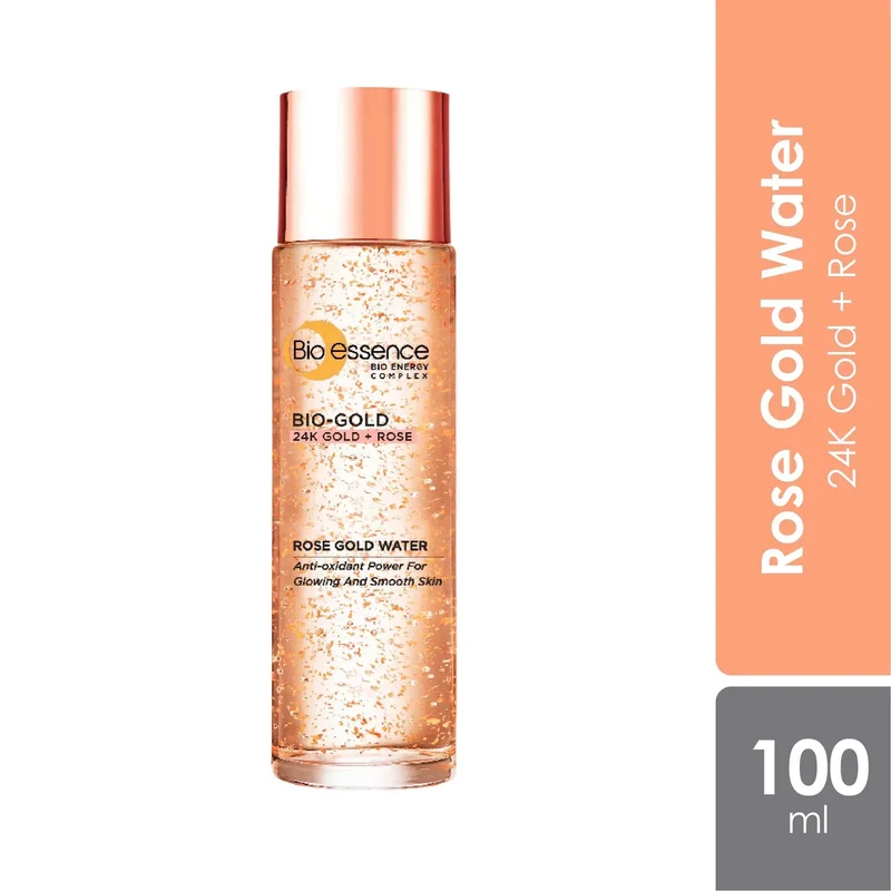 Bio-essence Bio-gold Rose Gold Water 100ml | Keeps Skin Refreshed and Rejuvenated
