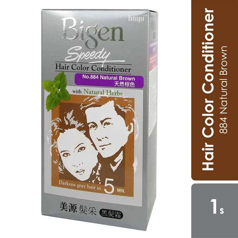 Bigen Speedy Hair Color Conditioner 884 Natural Brown