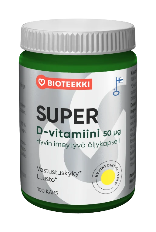 Super D-vitamin (i olivolja), 50 μg