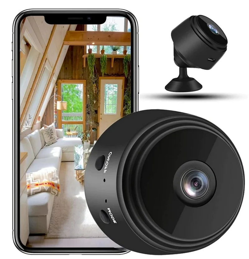Trådløst mini IP overvåkingskamera Full HD