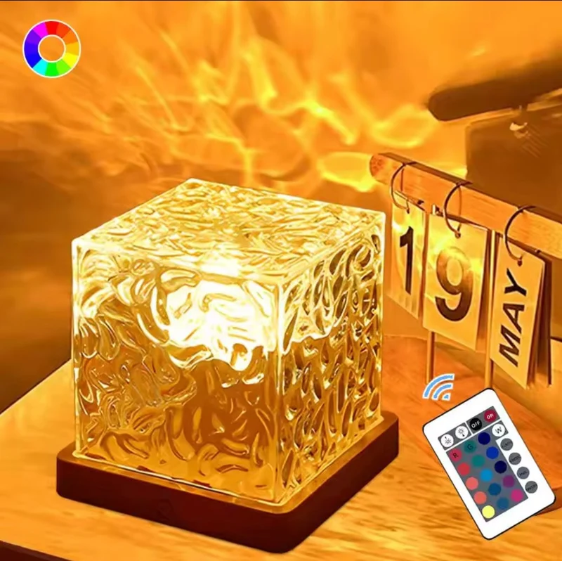 Cube Water Wave projector and Northern Lights Lamp