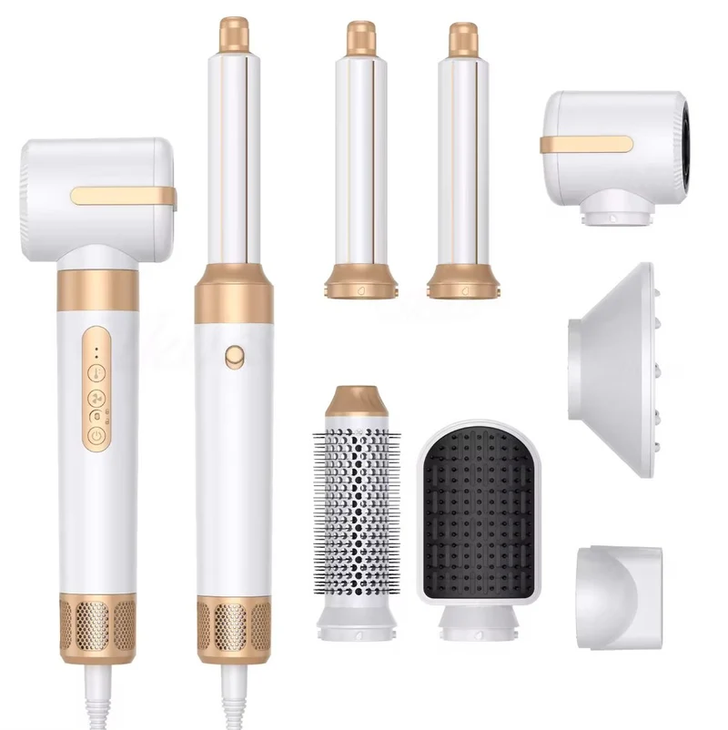 Premium 7 i 1 Hair Styler med Airwrap, airflow og hårføner