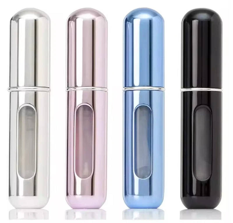 4 stk 10ml påfyllbar parfymeflaske - Refillable perfume travel bottle