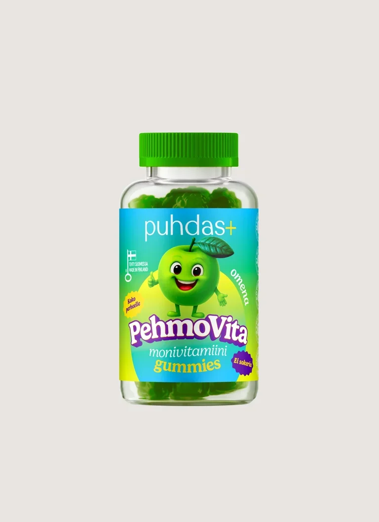 puhdas+ PehmoVita äpplegummies 75 st>xpath