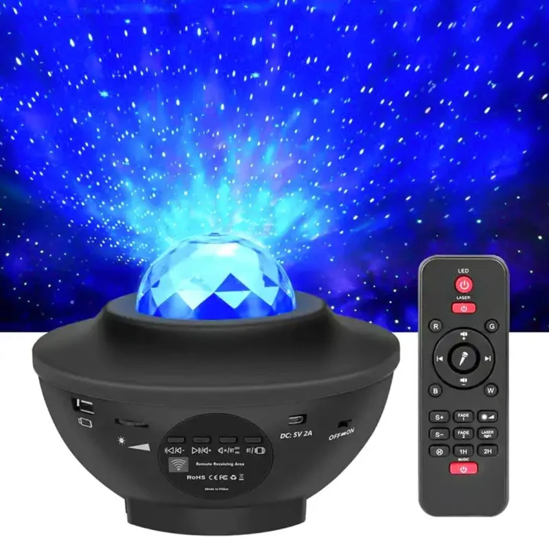 Galaxy projector lamp black