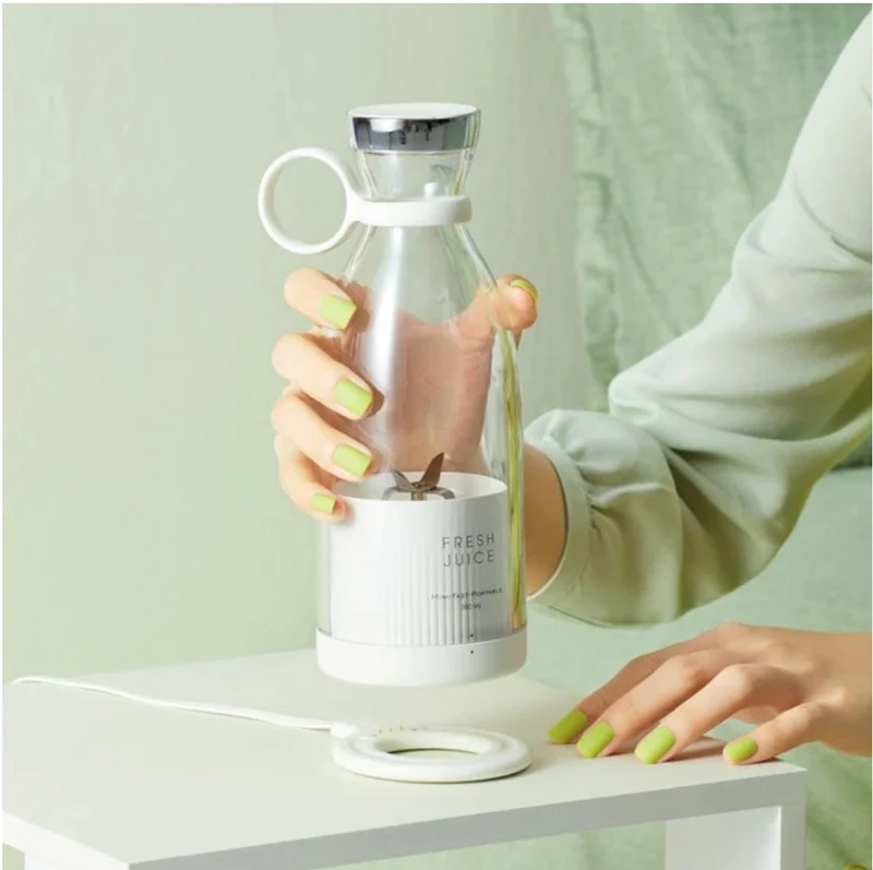 Bærbar Fresh Juice og smoothie Blender flaske