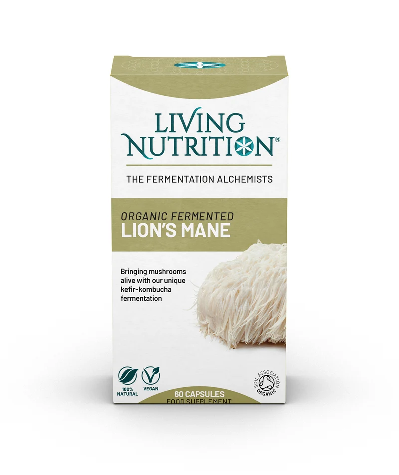 Fermenterad lion's mane, 60 kapslar