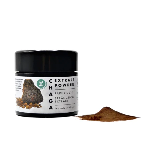 Chaga-extraktpulver, 30 g, Kääpä Mushrooms