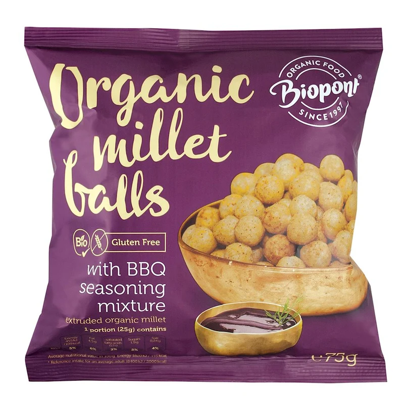 Glutenfreie Gerstenchips BIO 75 g - BIOPONT DATE: 12.2025