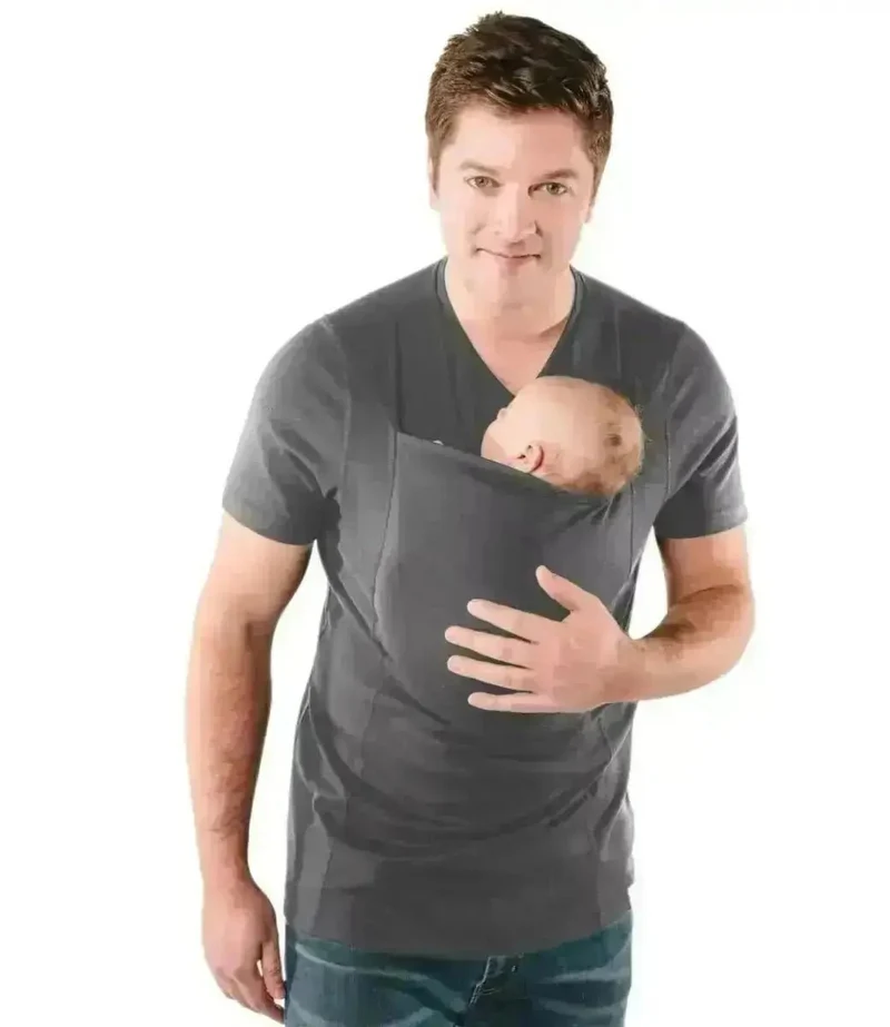 Allsidig bæresele til baby for nyfødte og småbarn og Baby T - Skjorte holder