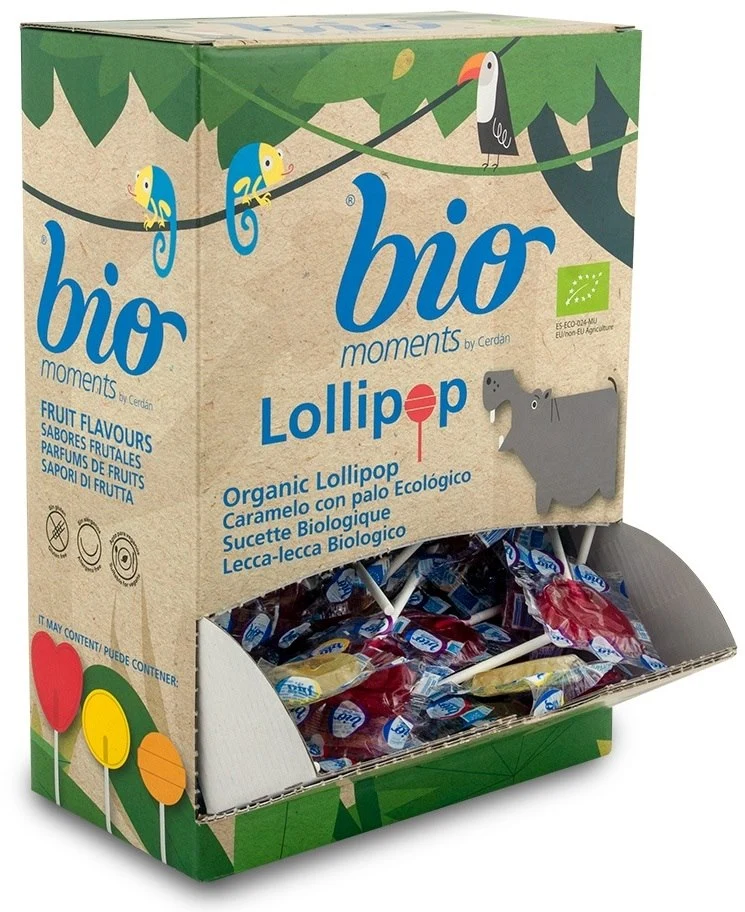 Frucht-Herzen Lutscher BIO NON-GLU. 100 x 8,3 g CARAMELOS