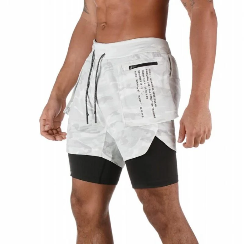 Compression Gym shorts med Loop Pocket