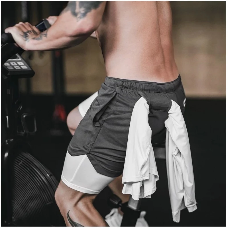 Treningsshorts med Compression med under tights