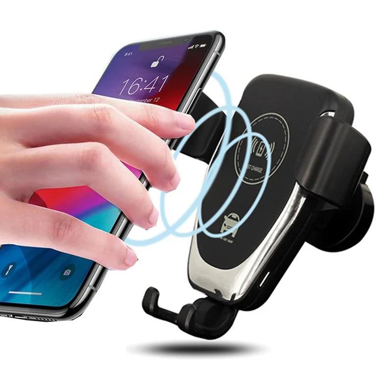 Trådløs mobilholder lader til bil