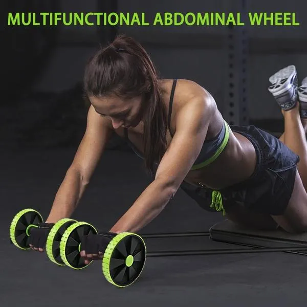 Ab roller wheel trainer