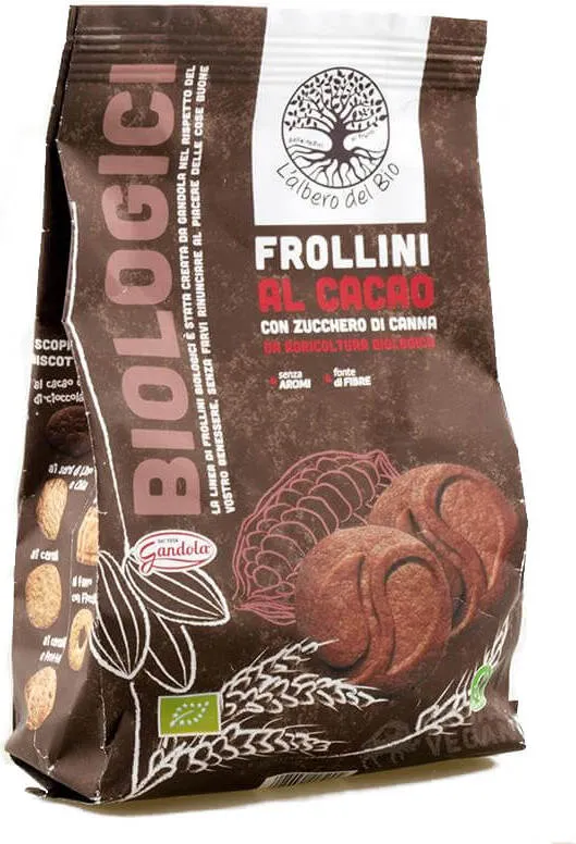 Vegane Kakao-Kekse BIO 350 g Gandola DATE: 04.2026