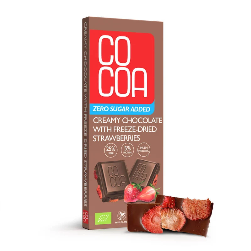 CREAMY CHOCOLATE WITH TRUCK OHNE ZUCKERZUSATZ BIO 40 g - COCOA DATE: 04.2026