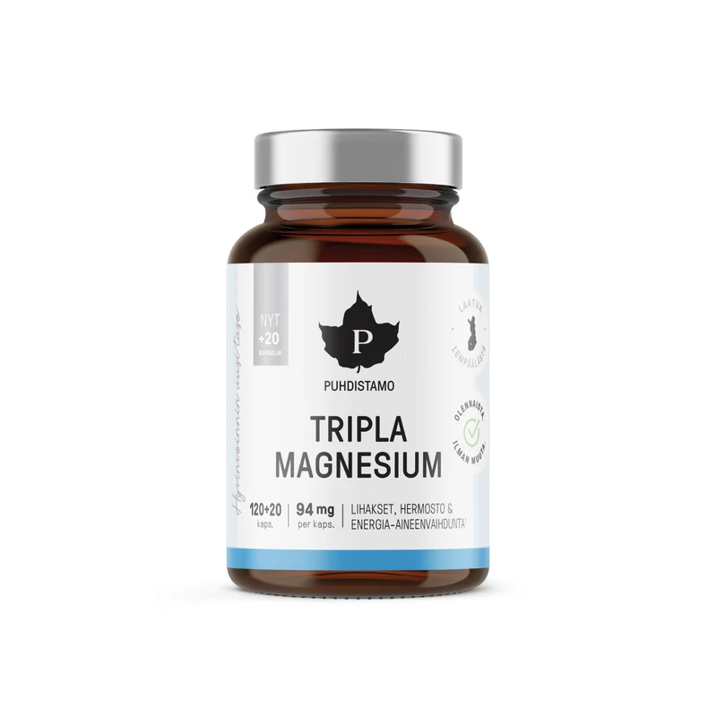 Tripla Magnesium 120+20 kapslar