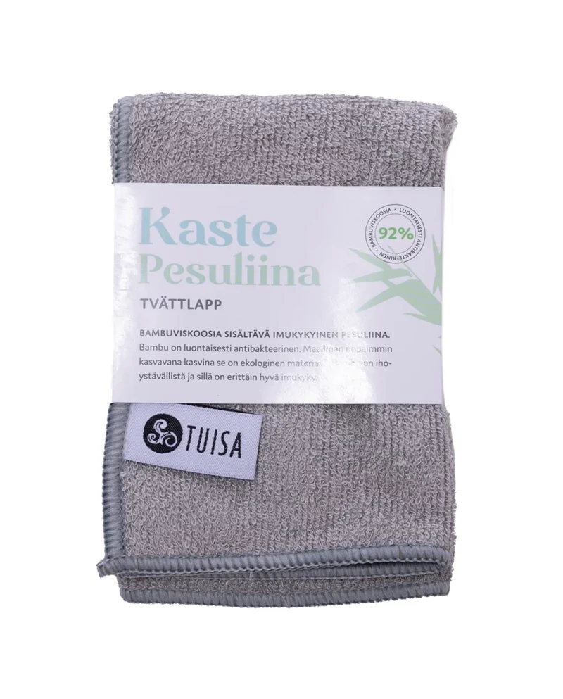 Kaste tvättlapp, bambuviskos
