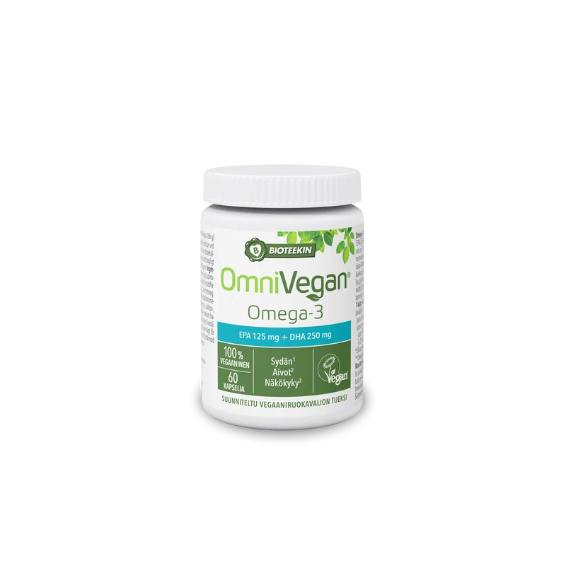 Bioteekki Vegan Omega, 60 kapslar