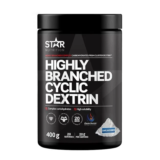 Highly Branched Cyclic Dextrin Maltodextrin Utan Smaksättning 400 g