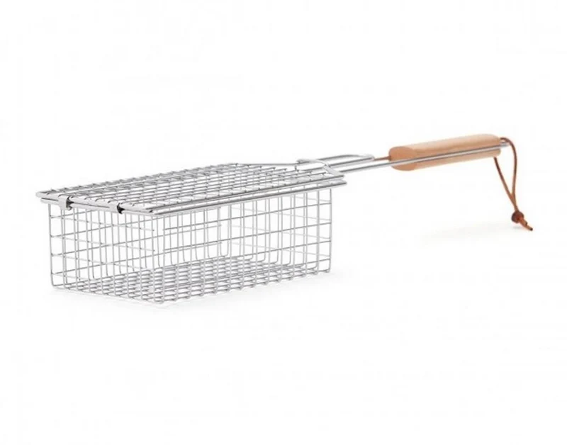 Grillkurv i rustfritt stål