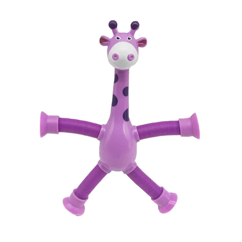 Teleskopisk sugekopp giraff leketøy