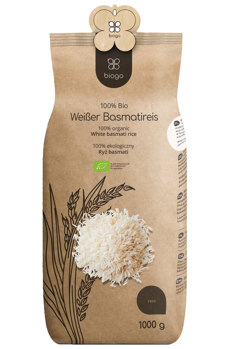 Basmatireis bio 1 kg Biogo