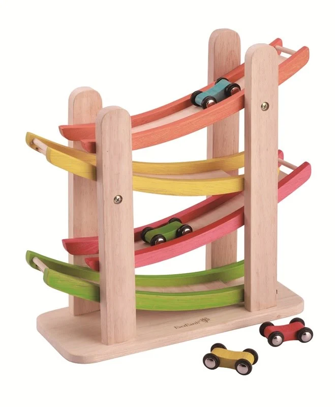 Autorampe aus Holz ab 18 Monaten (28x10x28cm) fsc EVEREARTH
