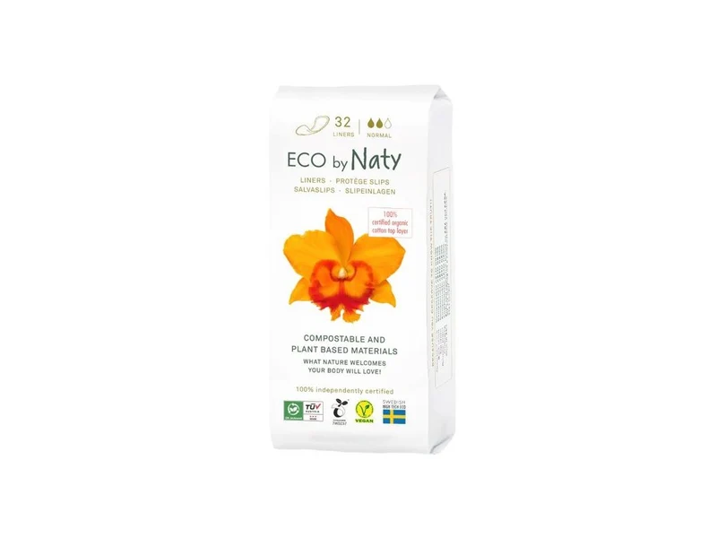 Bio-Binden, Normal, 32 Stück ECO BY NATY