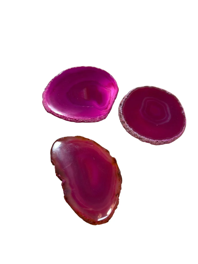 Medium agatplatta, rosa