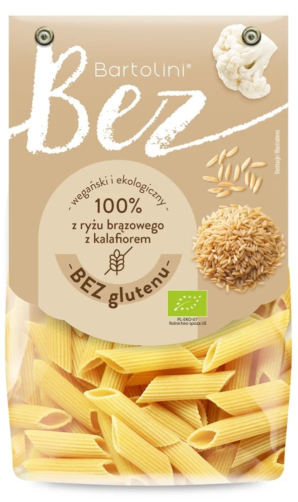 Nudeln aus braunem Reis mit Blumenkohl BIO NON-GL. 250g BARTOLINI