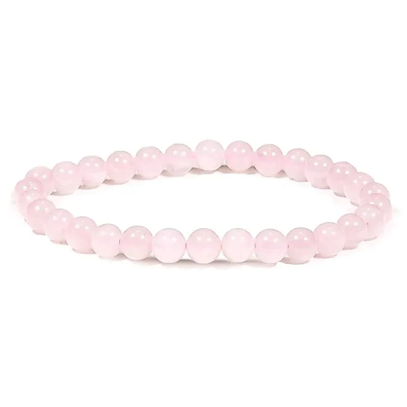 Armband 5mm - Rosenkvarts