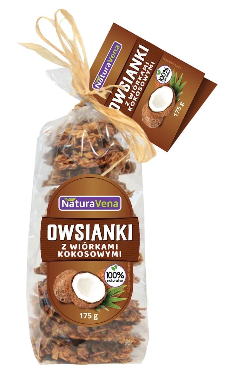 HAFERKUCHEN MIT KOKONUSSCHLÜSSELN 175 g - NATURAVENA DATE: 03.2026