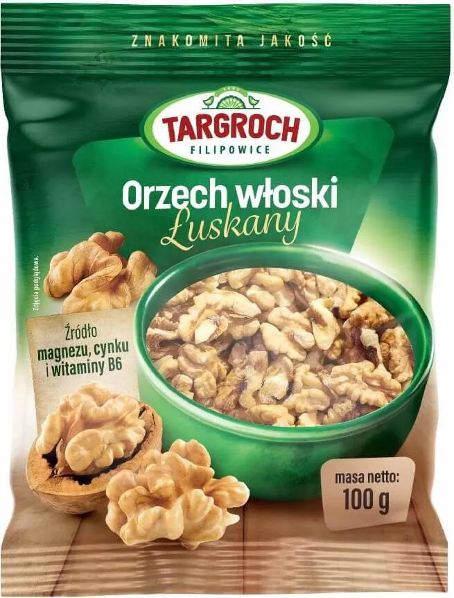 Walnüsse geschält 100g Targroch DATE: 03.2026