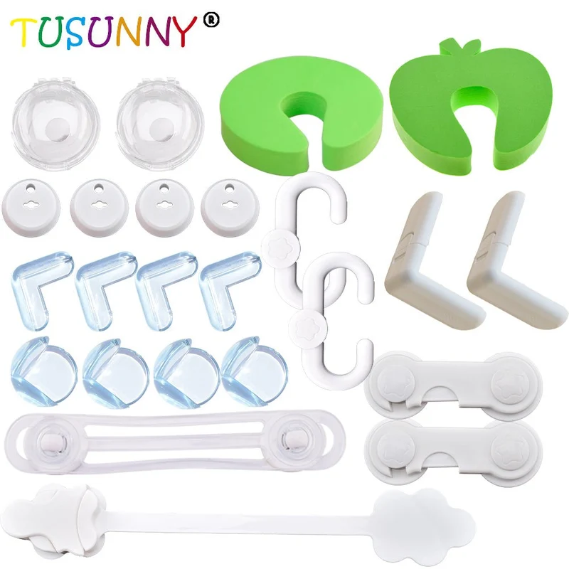 Startpakke baby bord og kantbeskytter - 33 stk