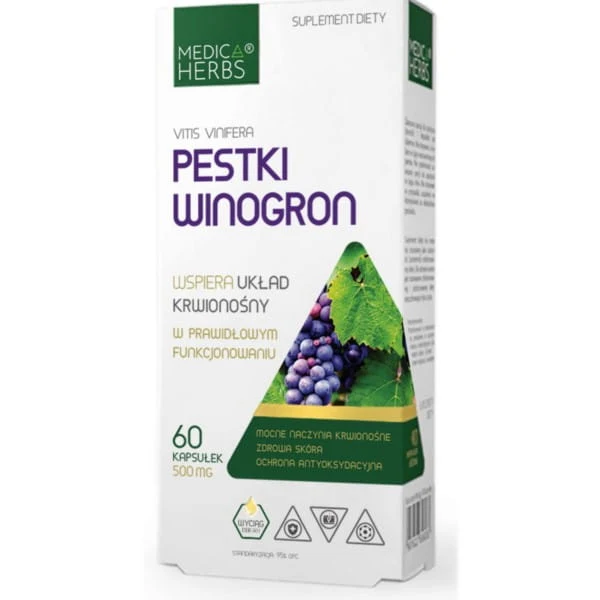 Medica Herbs Vitis vinifera Traubenkerne 60 k DATUM: 02.2026