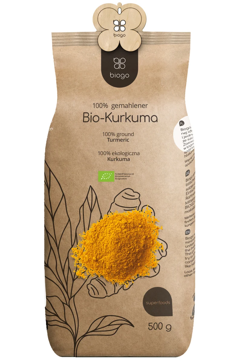 Gemahlene Kurkuma bio 500 g BIOGO