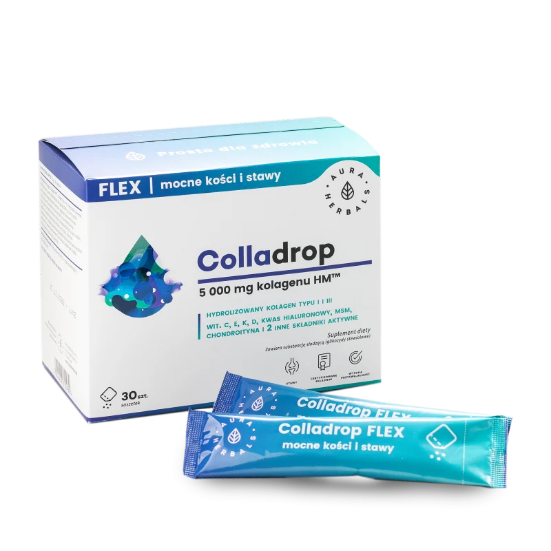 Colladrop Flex - HM Collagen 5000 mg Beutel 6,5 g (30 Stk.) DATUM: 01.2026