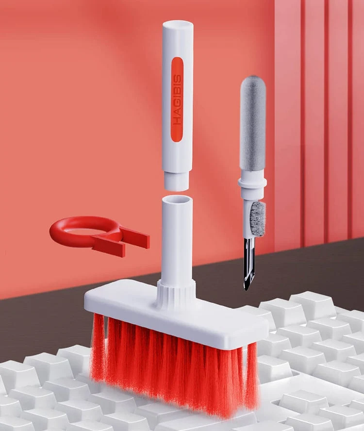 5 i 1 Rengjøringsbørste for Airpods, Earphone og Keyboard tastatur