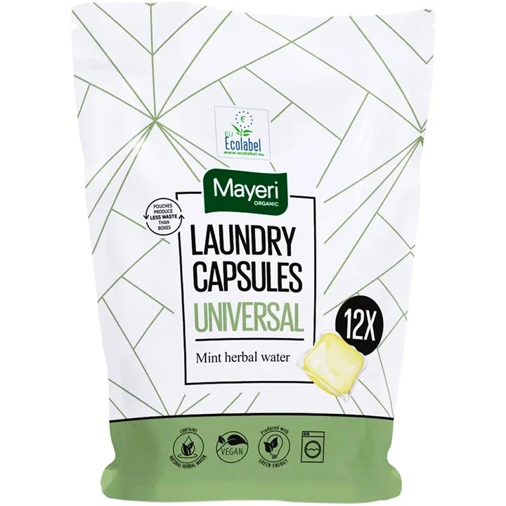 Waschkapseln universal 12 Stück, vegan, Umweltzeichen zertifiziert MAYERI