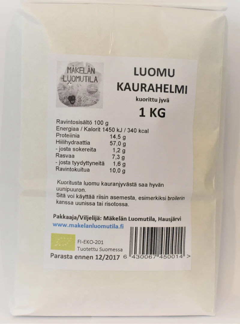 Havrepärlor, skalad havre, 1 kg