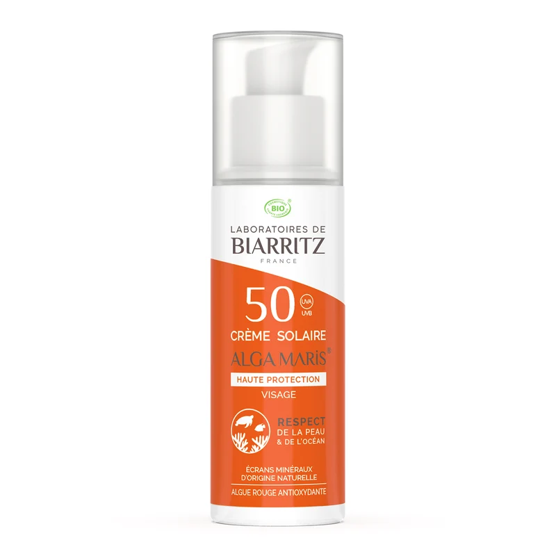 Solkräm för ansiktet SPF50, 50 ml