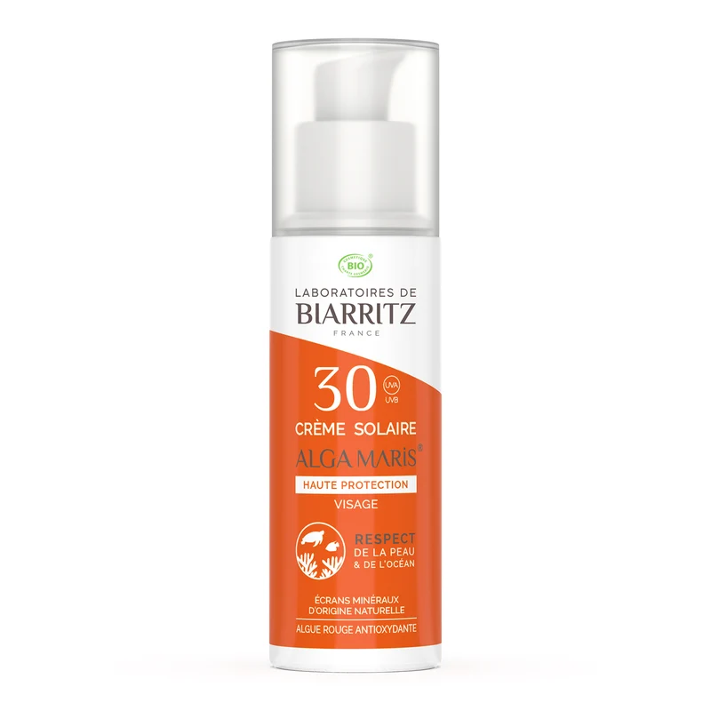 Solkräm för ansiktet SPF30, 50 ml