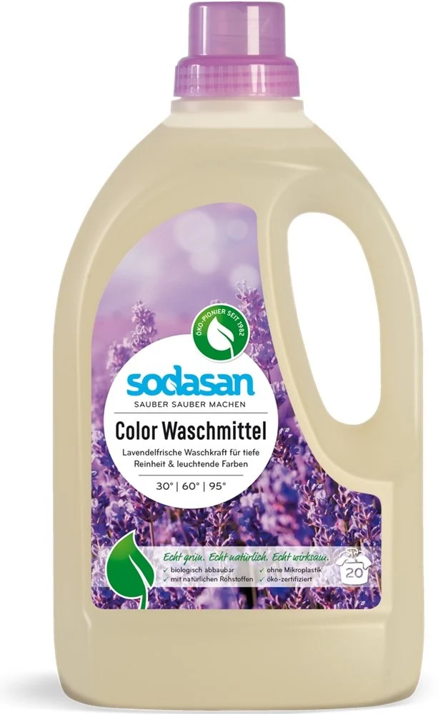 Waschmittel, Universalfarbe lavendel BIO 1,5 l SODASAN
