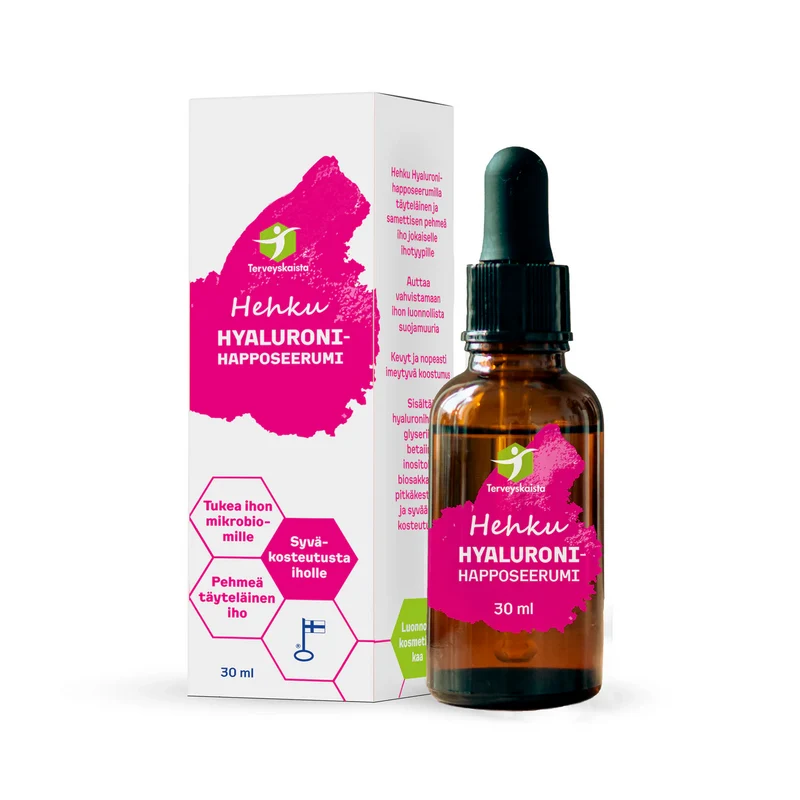 Terveyskaista Hehku Hyaluronsyraserum 30 ml